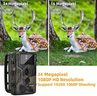 SUNTEK HC802A Wildlife Trail Camera 24MP 1080P Video Photo Trap Outdoor Infrared Hunting Night View Motion Detection for Hunting