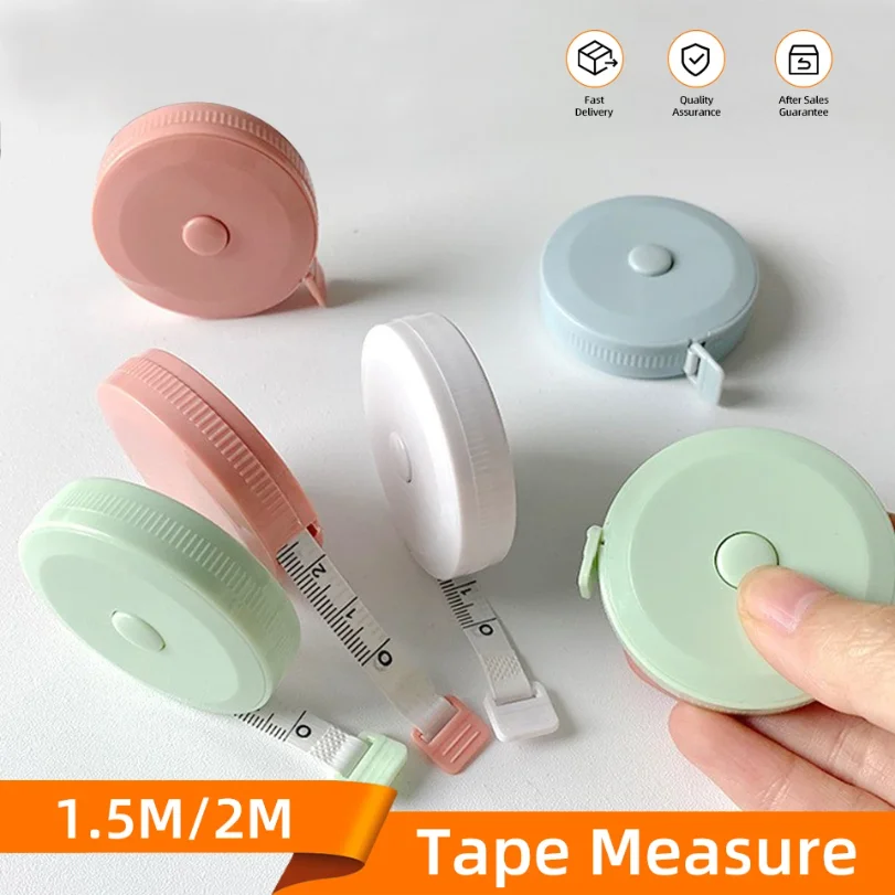 

1.5/2M Soft Tape Measure Double Scale Body Sewing Flexible Measurement Ruler For Body Measuring Tools Tailor Craft 60/79Inch