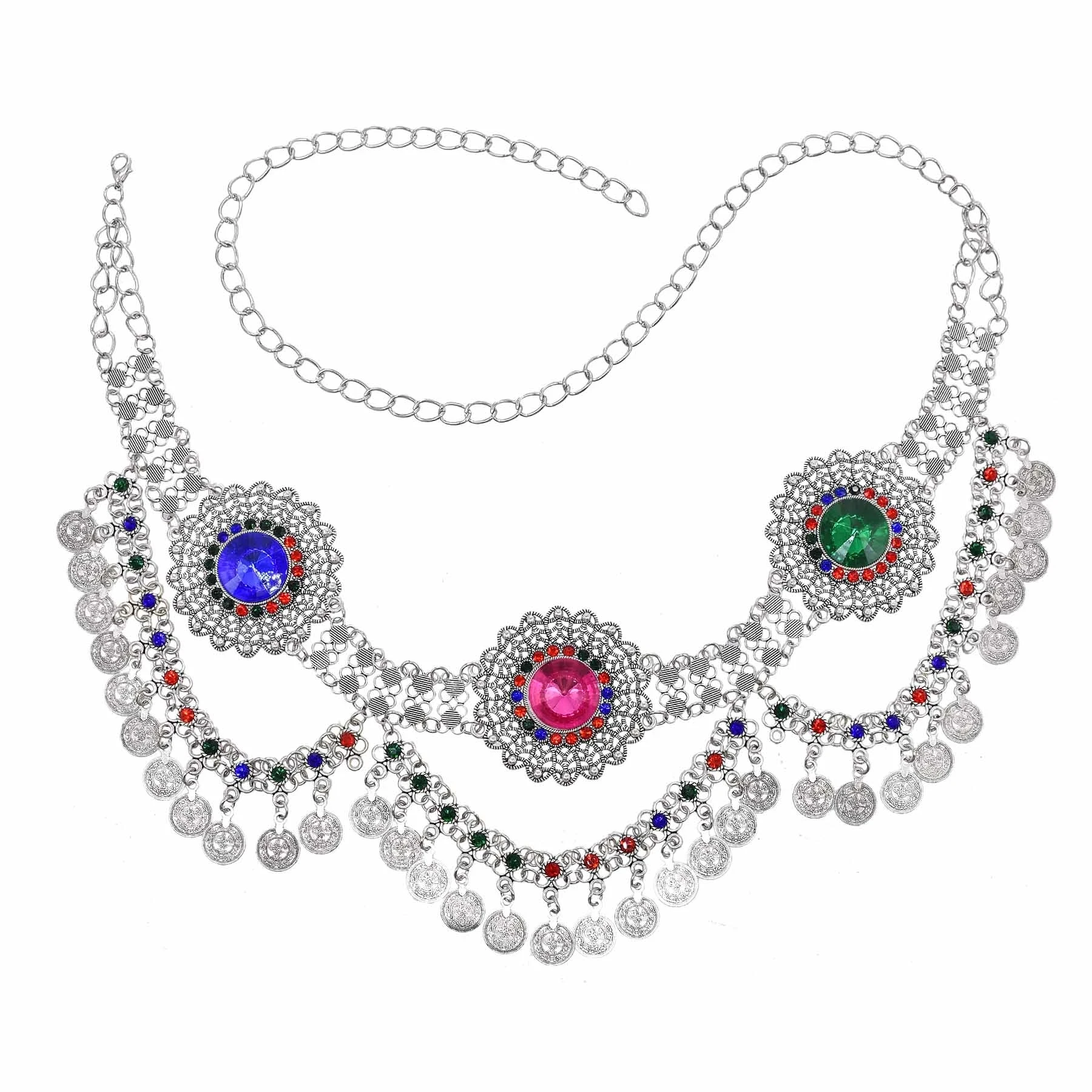 Boho Colorful Acrylic Crystal  - Ethnic Fashion Pakistan review and price