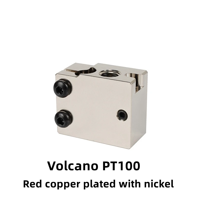 Aluminium-Heizblock Für 3D-Drucker – M5-Gewinde, Thermoelementlöcher, Sandgestrahlt, Für Extruder Hotend