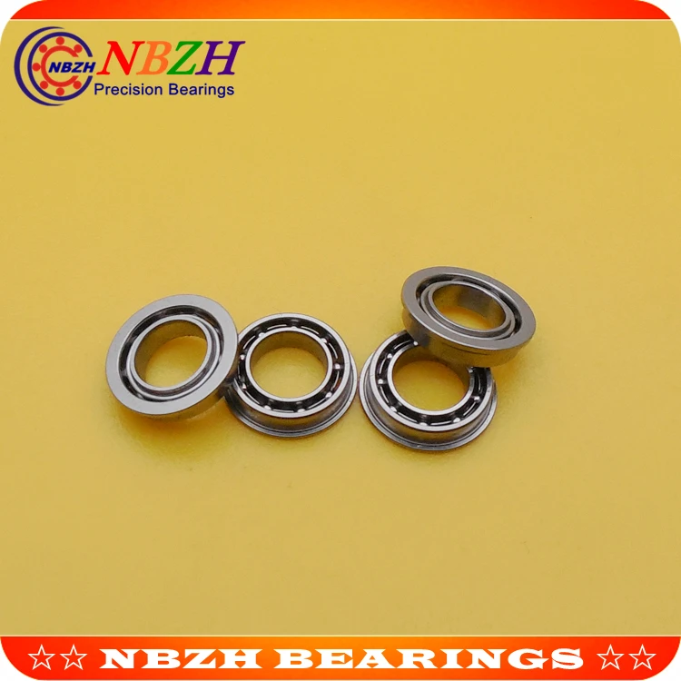 Free Shipping NBZH Wholesale Boutique Flange Ball Bearings MF106K / LF1060 MF106 OPEN Size 6*10*11.2*2.5*0.6 Mm