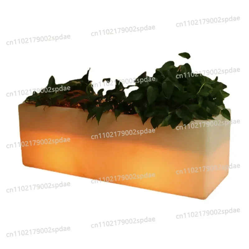 Remote Control Luminous Ice Bucket Tray Outdoor Chilled Beer Wine Cube Cooling Storage Bucket
