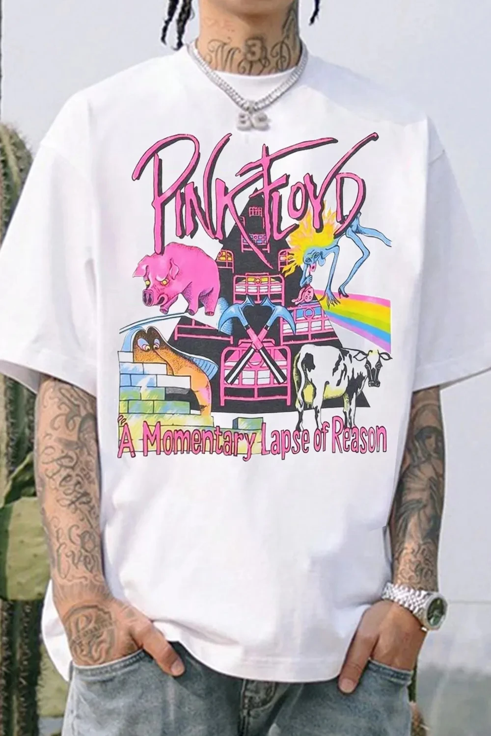 Best Pink Floyd Graphic Cotton T-shirt Unisex Summer Short Sleeve Fashion Brand Tee Luxury Casual Vintage Tees