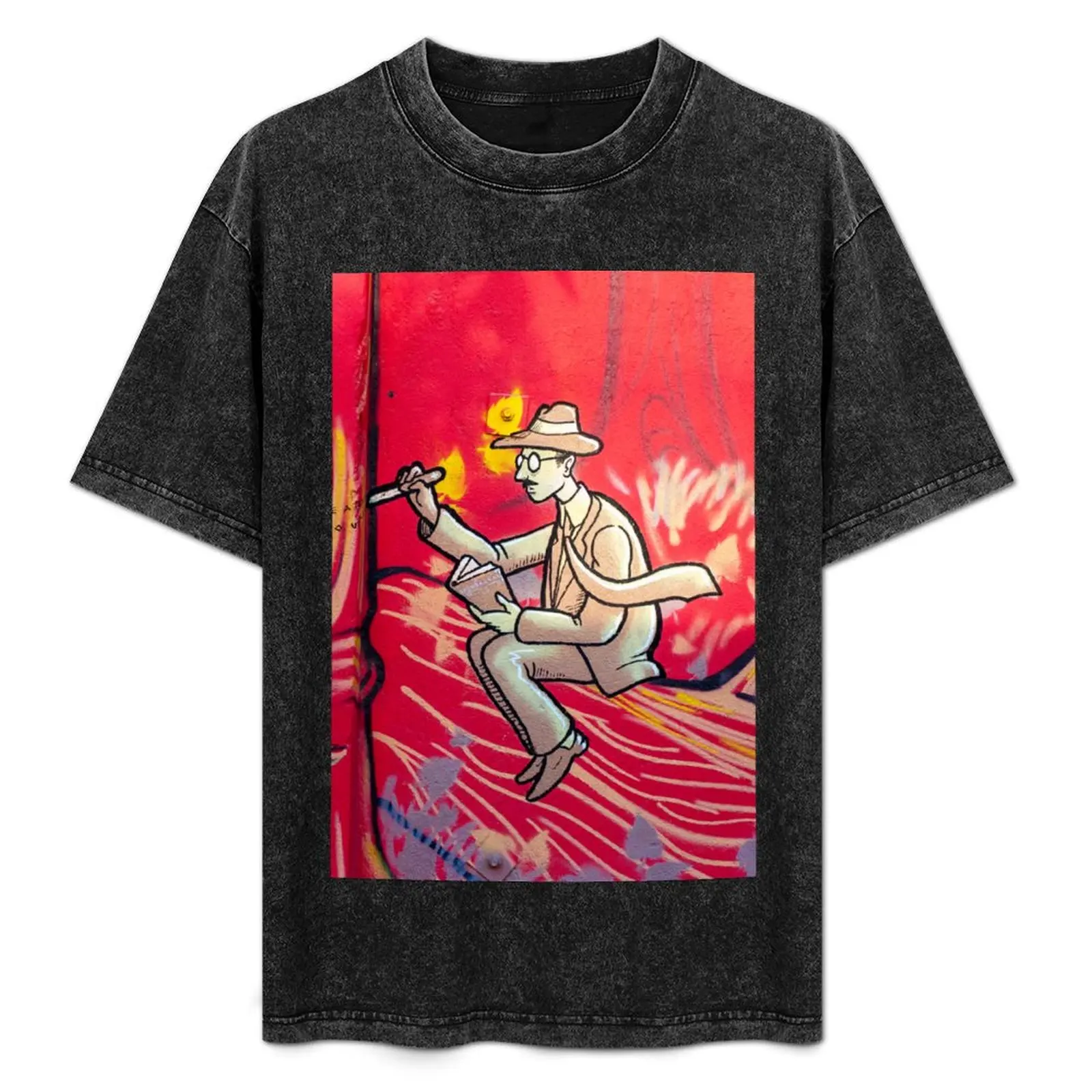 

Fernando Pessoa Portugal Graffiti T-Shirt graphics Aesthetic clothing rapper graphic tees heavyweight t shirts for men