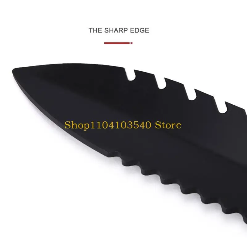 

02DC Portable Small Camping Shovel с короткой ручкой оцинкованной железной рюкзаки