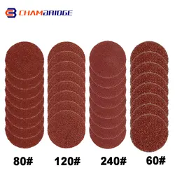 1 inch 25mm Roll Lock R-Type Quick Change Discs Granular Sandpaper Metallic Wood Polishing Accessories Grinding Disc 20Pcs