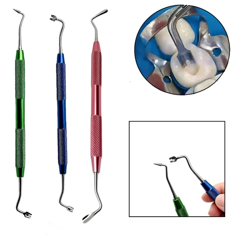 3Pcs Dental Composite Filling Kit Resin Spatula Proximal Contact Former Tightcontact Instrument Clinic Dental Lab Supplies