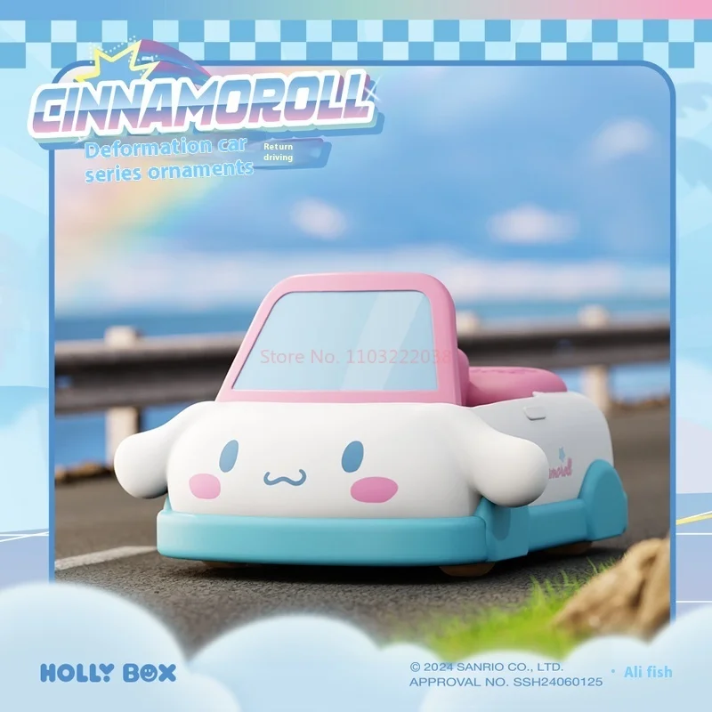 New Sanrio Family Official Transforming Car Series Figurines Trendy Toys Creative Car Model Toys Creative Car Model Collectibles