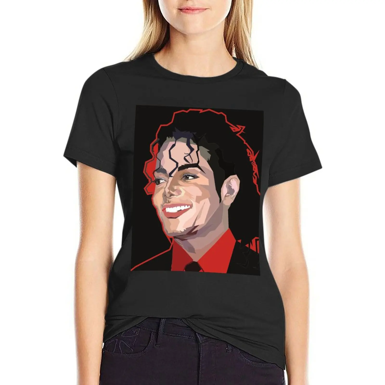 The King of Pop Michael Jackson T-Shirt anime clothes plus size tops kawaii clothes oversized fashion woman blouse 2024