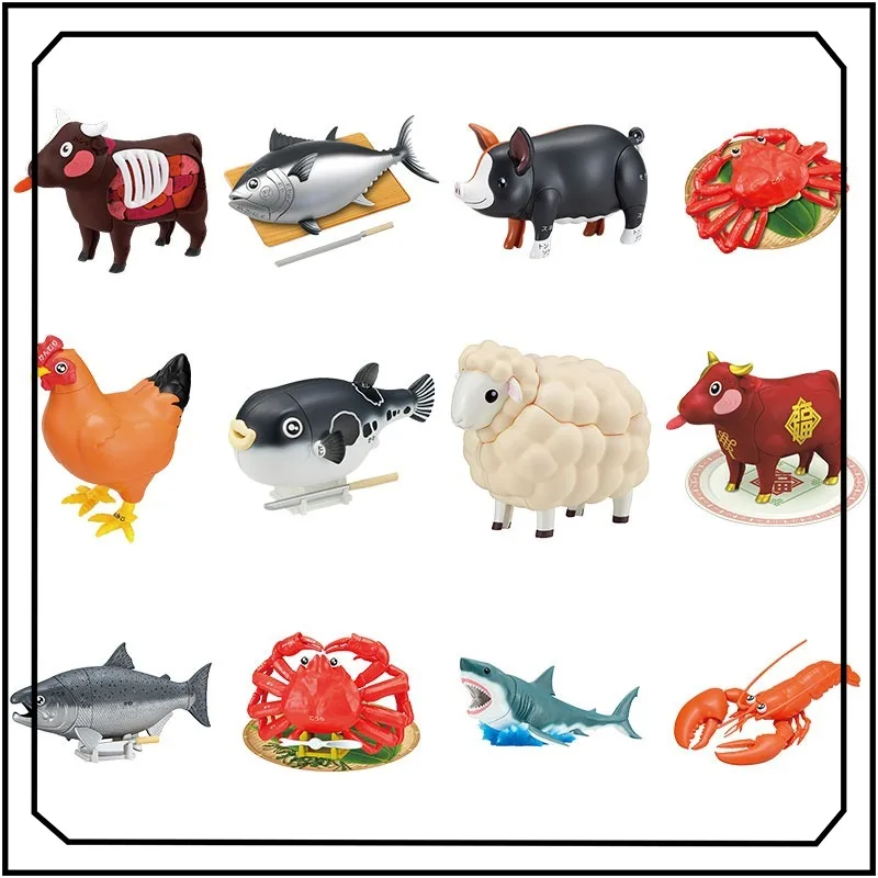 

Модель животного в сборе 3D стерео овца Фу Niu сборная модель подарки