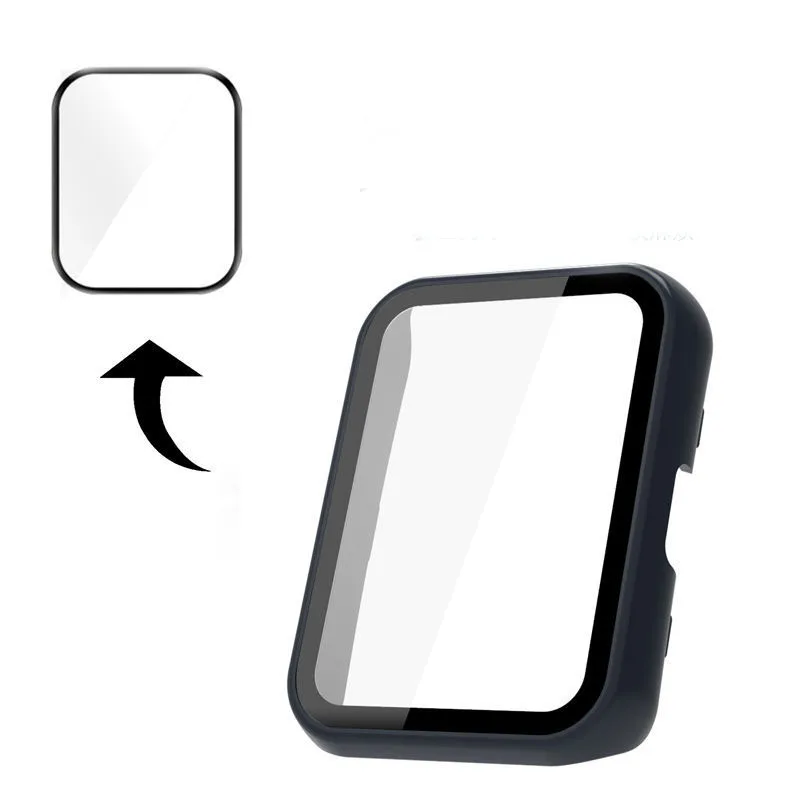 Funda protectora de vidrio para reloj inteligente Haylou GST LS09B, carcasa de borde duro, película protectora para reloj inteligente