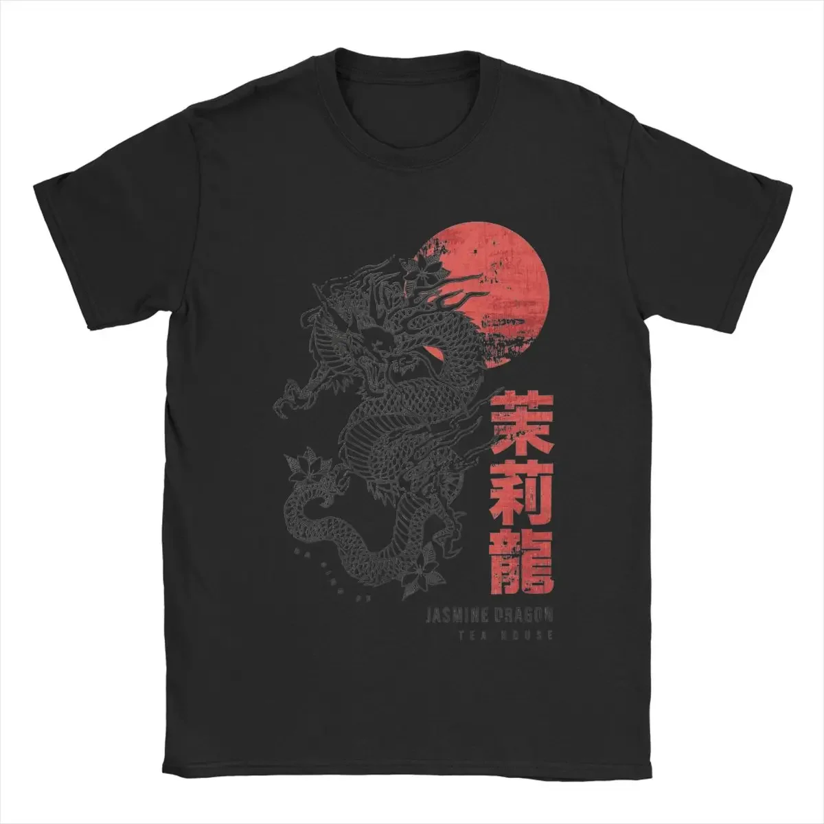 

Short Sleeve Tees Clothes Humorous Avatar The Last Airbender T-Shirt Men O Neck Pure Cotton T Shirt Jasmine Dragon House Outfits