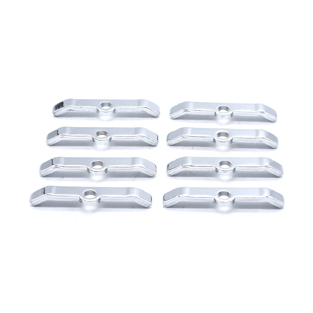 

Car Chrome 3 Inch Valve Cover Spreader Bars Fixed Tabs for Chevy SBC 283 305 327 350 Car