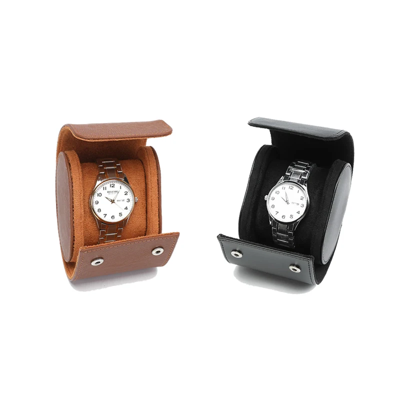 1/2/3Bit صندوق تخزين ساعات اليد المحمولة خمر ساعة جلدية صندوق عرض فاخرة تتطور موضة جمع هدية #1