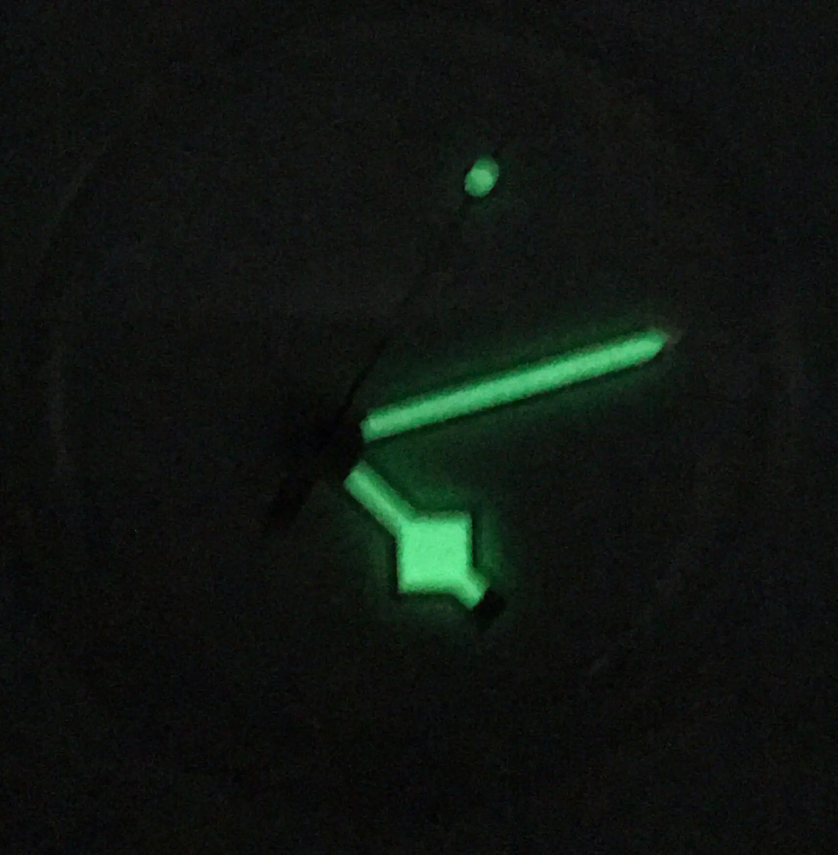 เข็มนาฬิกาเรืองแสงสีเขียวสำหรับ NH35A NH36A เข็มสำหรับเปลี่ยนอะไหล่ตัวชี้ Jam Tangan hijau