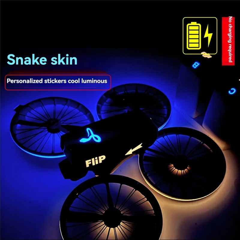 SR-для DJI Flip Drone, светящиеся наклейки, защитная пленка от царапин, ночная безопасность, крутые летные аксессуары