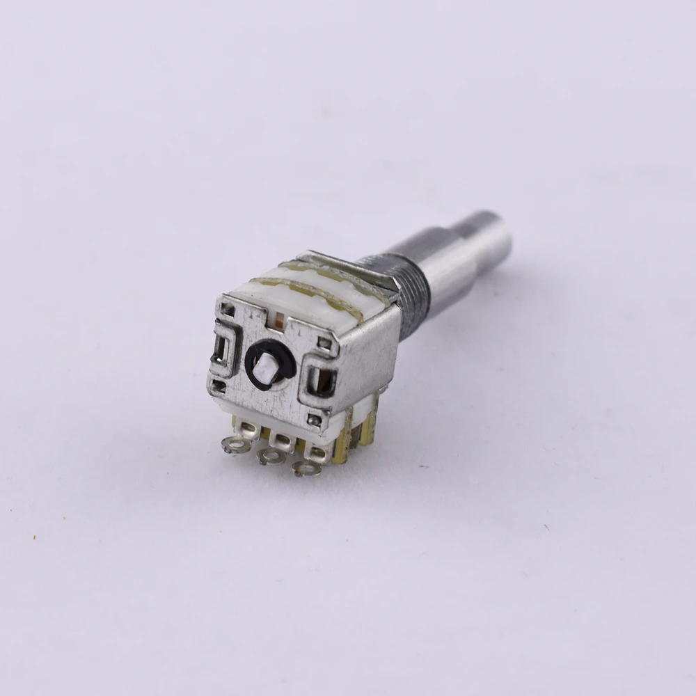 1 Piece Stacked Dual Concentric Potentiometer(POT) With Center Detent - (B5K/B10K/B50K/B100K/B250K/B500K) Made in Korea