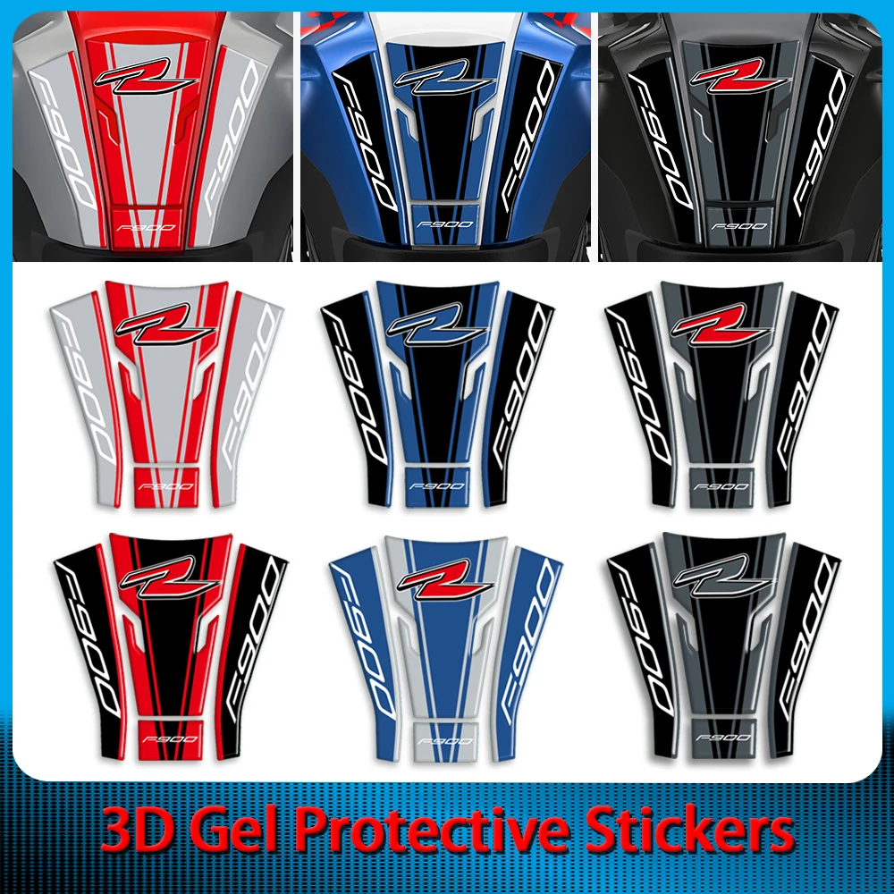 

For F900R F900 R 2019 2020 2021 2022 2023 Motorcycle Accessories 3D Gel Tank pad Protector Stickers Paint Protection Decal Kit