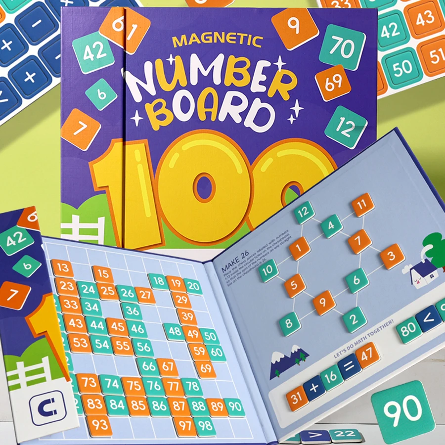 Conteggio dei numeri manipolatori matematici Puzzle giocattolo per bambini Puzzle educativo Montessori Impara il giocattolo educativo sensoriale parrocchiale