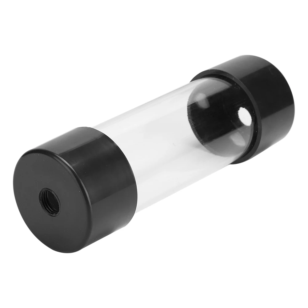 Cylinder Water  Transparent Cylindrical Computer Water Cooling Water  150MM with G1 / 4 Thread