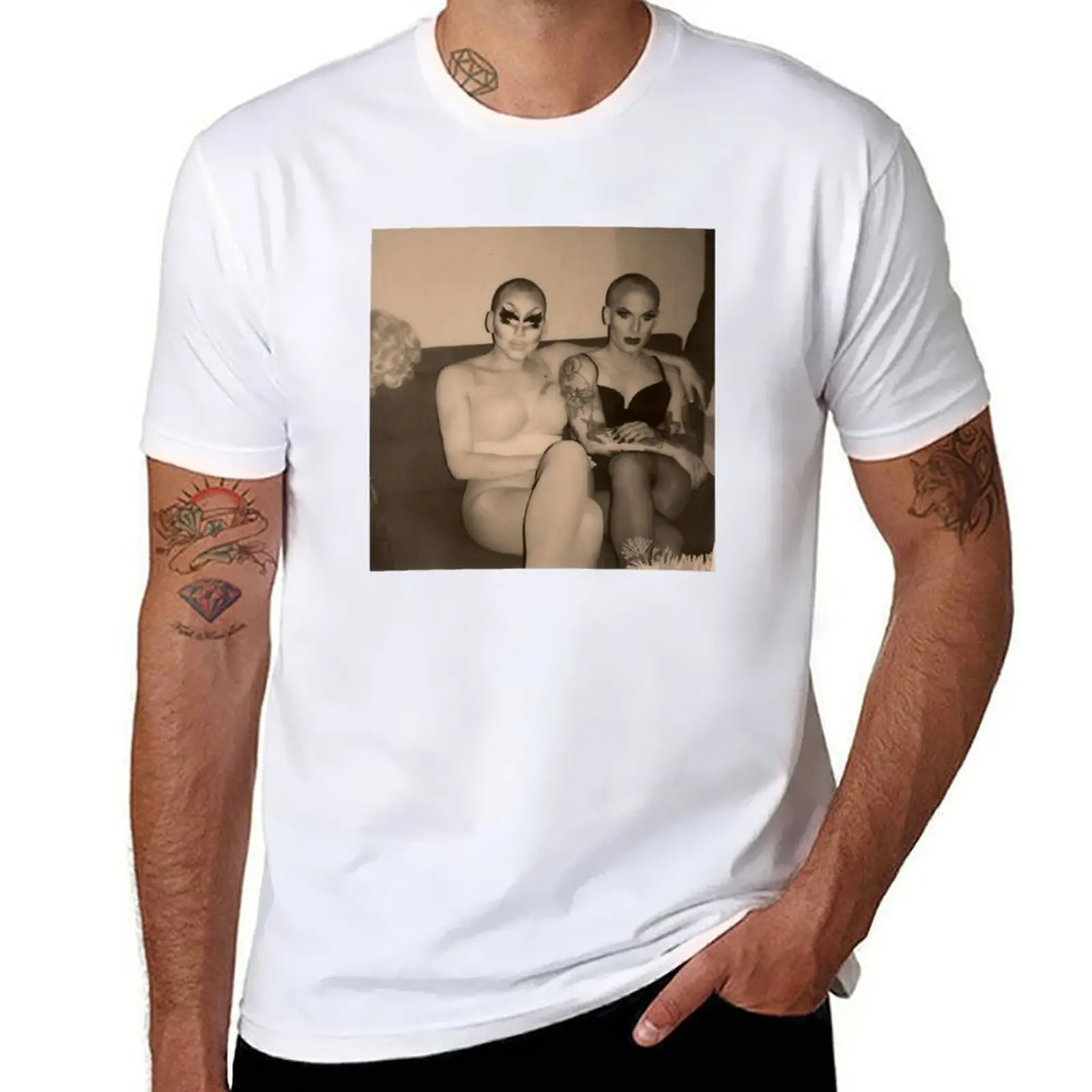 Trixie And Katya - Behind the Scenes T-Shirt man tshirt man t shirts for men T-Shirt