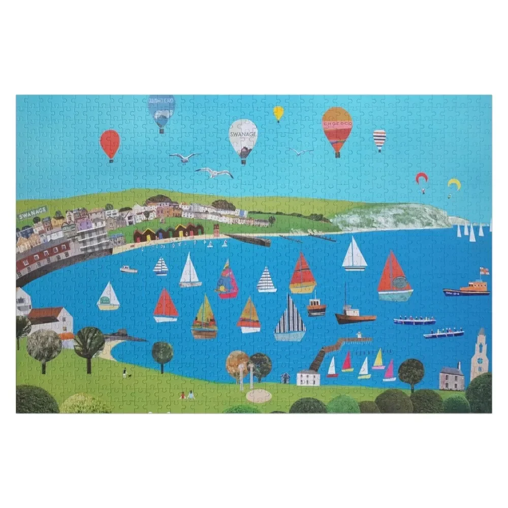 

Swanage, Dorset Jigsaw Puzzle Woodens For Adults Personalized Toy Adult Wooden Puzzle