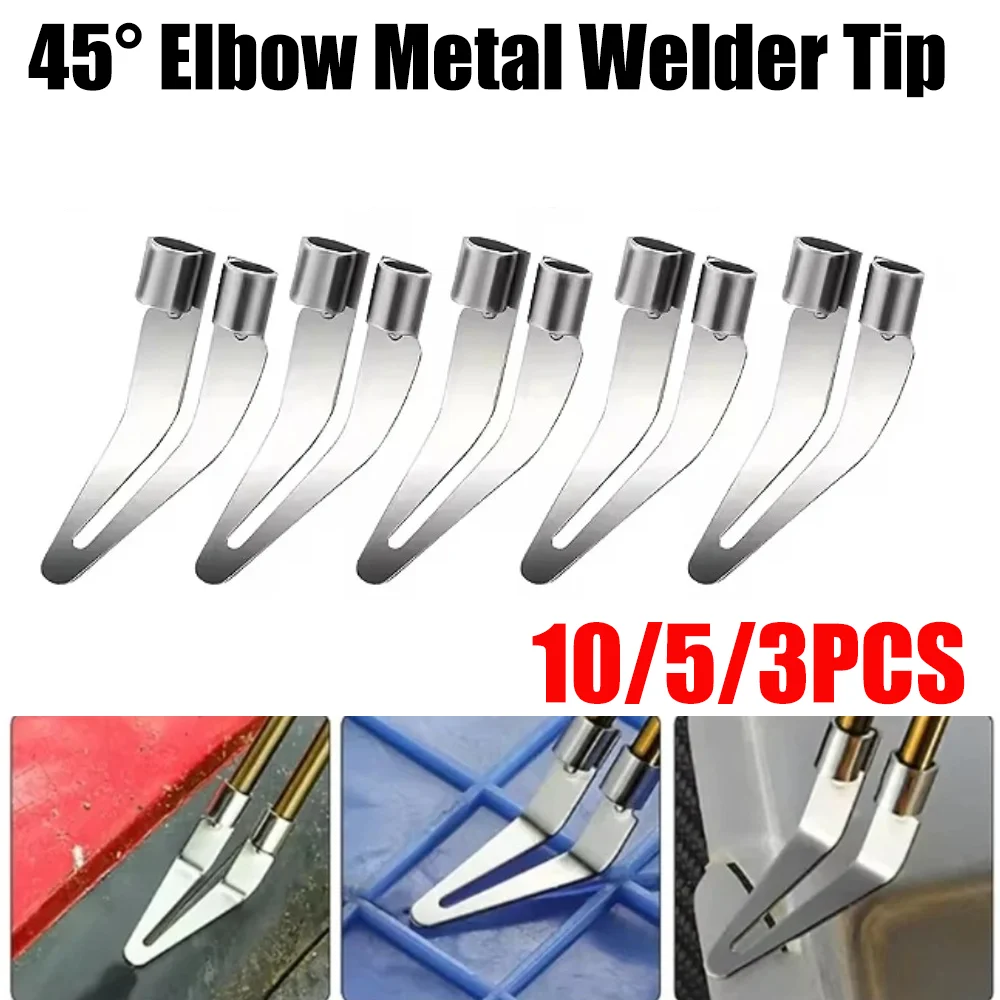 

Набор из 20/10/5/3 шт. паяльных насадок с гладкой головкой, регулируемыми, 45-градусными угловыми, металлическими, для ремонта и сварки