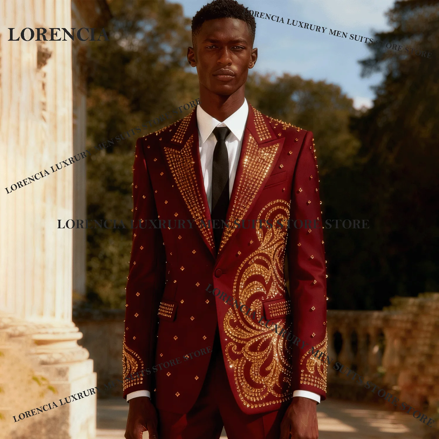 

Смокинги с бриллиантовым орнаментом, мужские свадебные костюмы с остроконечными лацканами, комплекты из 2 предметов, мужские квадратные пиджаки по индивидуальному заказу, мужские костюмы для жениха