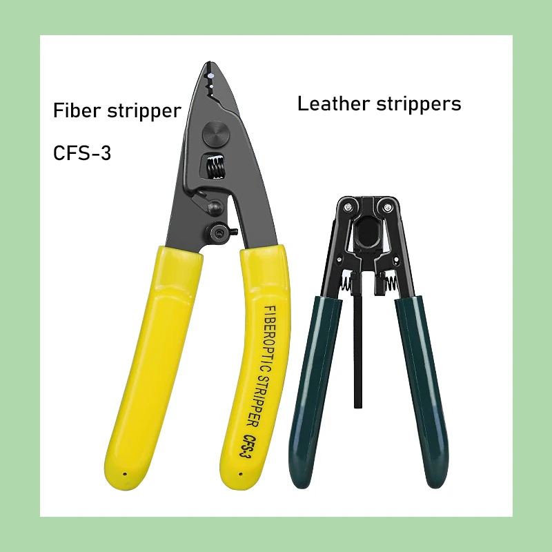 Fiber Optic Tool Kits 4in1 Optical Power Meter Visual Fault Locator VFL 10MW SKL-6C/FC-6S Fiber Cutting Knife FTTH Stripper