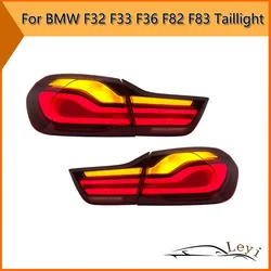 Taillight For BMX 4 Series F32 F33 F36 F82 F83 M4 Lci Tail Light Turn Signal Fog Brake reversing Taillights Assembly Plug Play