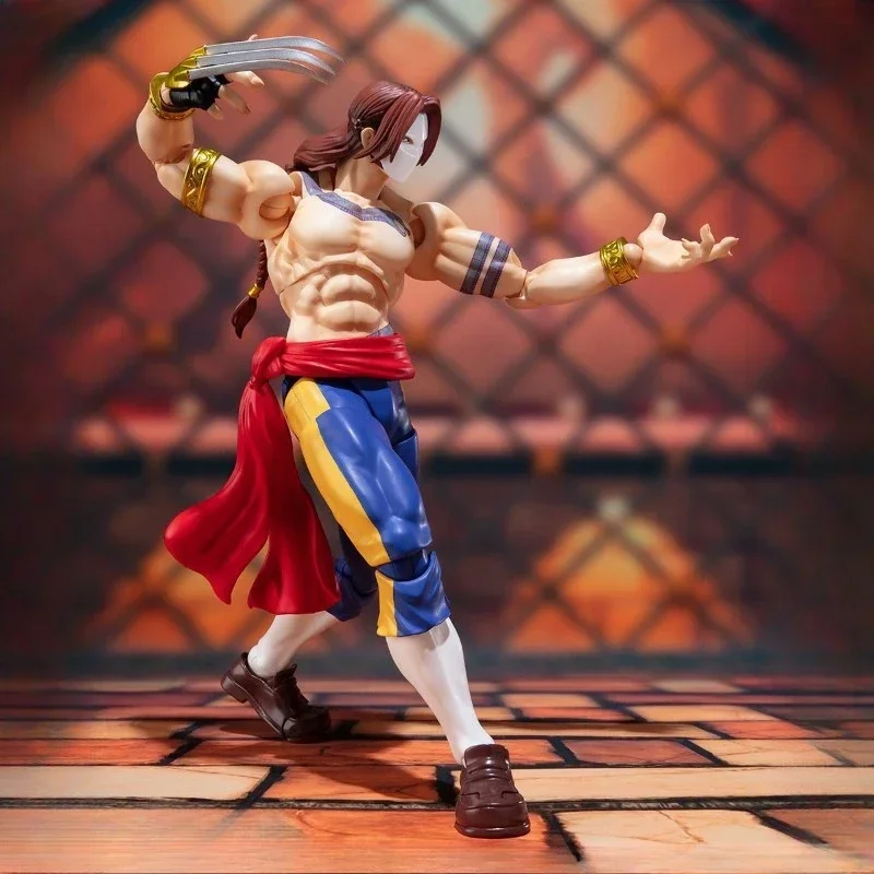 سلسلة بانداي الأصلية S.H.Figuarts 《Street Fighter》Chun - Li,Ken Masters,Sagat Figure Assembly Ornament Toys نموذج قابل للجمع #3