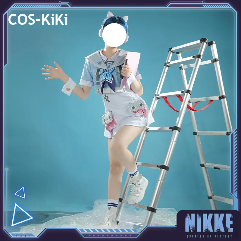 COS-KiKi NIKKE The Goddess Of Victory Shifty Game Suit Cosplay Costume Nifty Lovely Dress Halloween Party Role Play Outfit