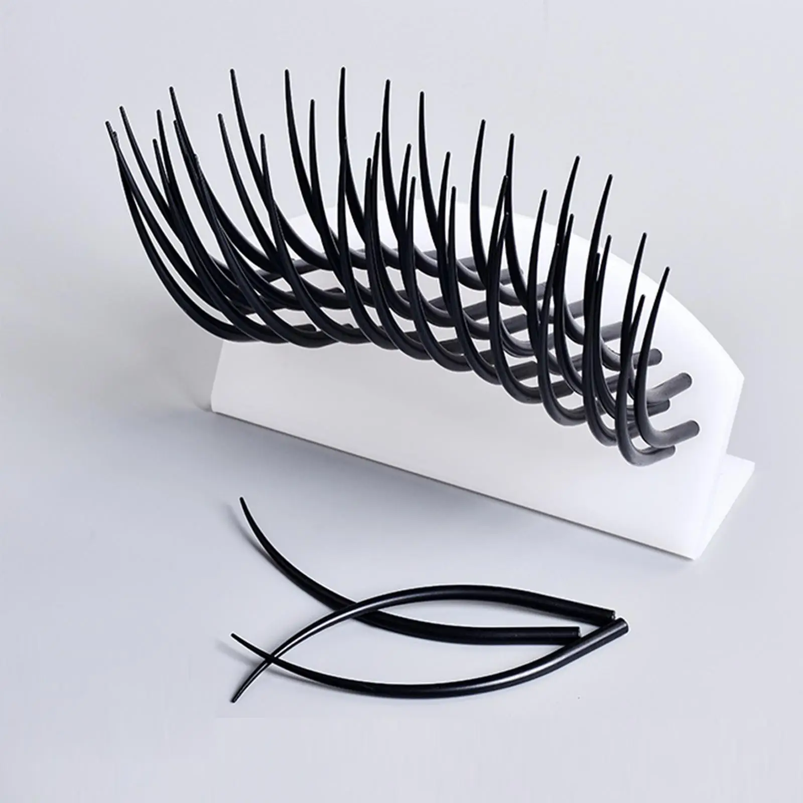 Eyelash Teaching Model False Eyelash Model Large Portable with Base Beginner