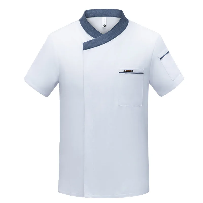 زي عمل المطبخ الغربي للمطاعم، زي كعكة متجر ستيك هاوس بيكر كافتيريا، زي صيفي قصير الأكمام للجنسين