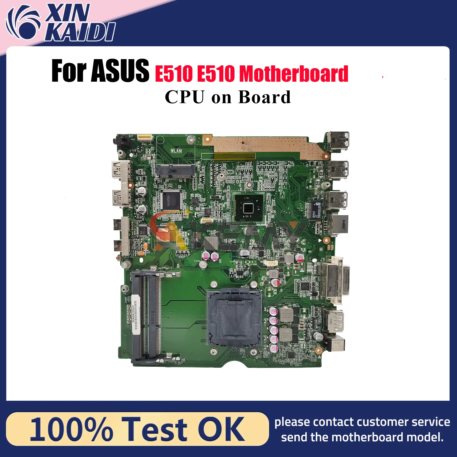 

E510 Laptop Motherboard For ASUS EeeBook E510 E510 Notebook Mainboard With CPU 100% tests OK fast shipping High quality