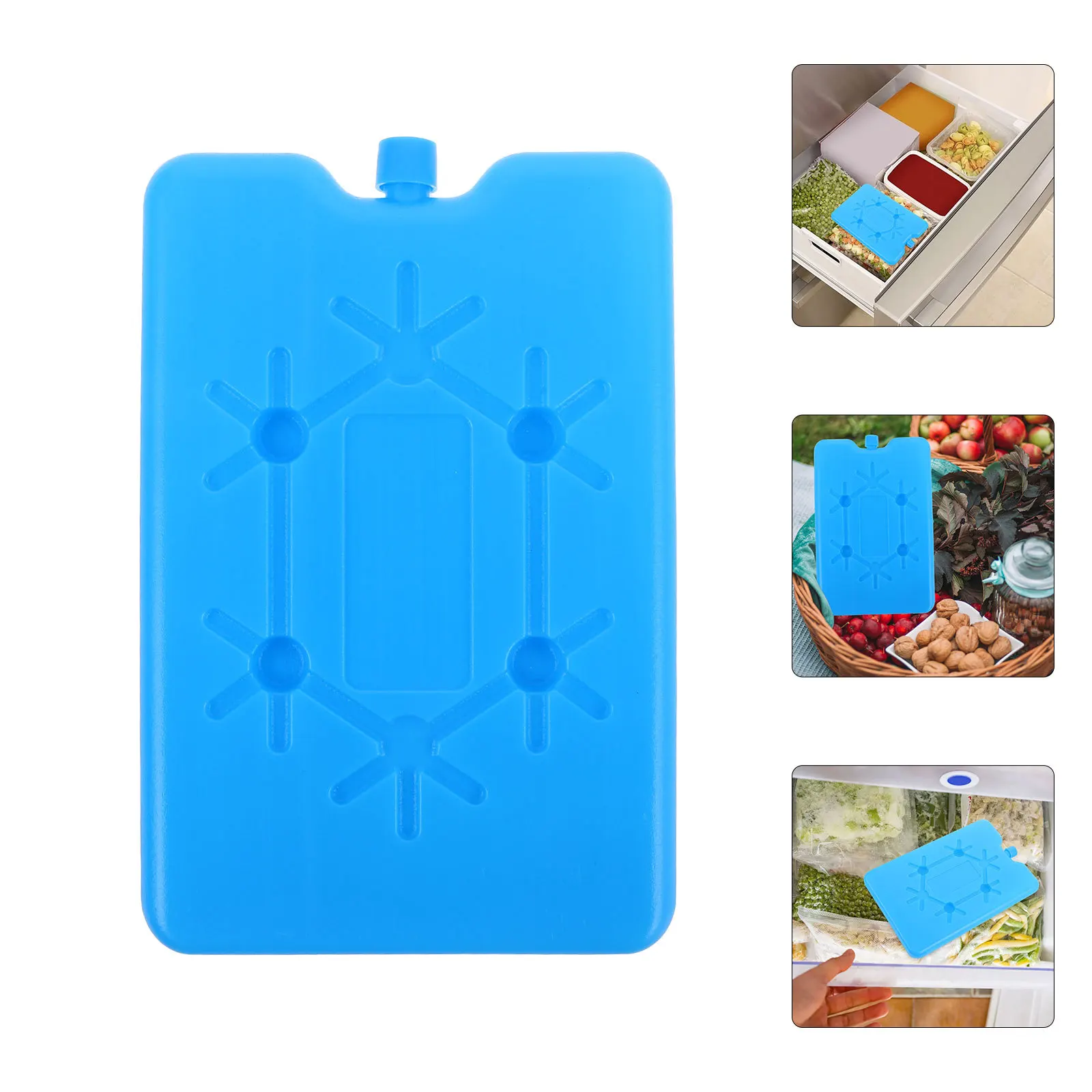 

4 pcs Outdoor Ice Crystal Box 200Ml Reusable Freezer Blocks For Lunch Box Picnics Camping Portable Cooler Ice Packs For Shipping