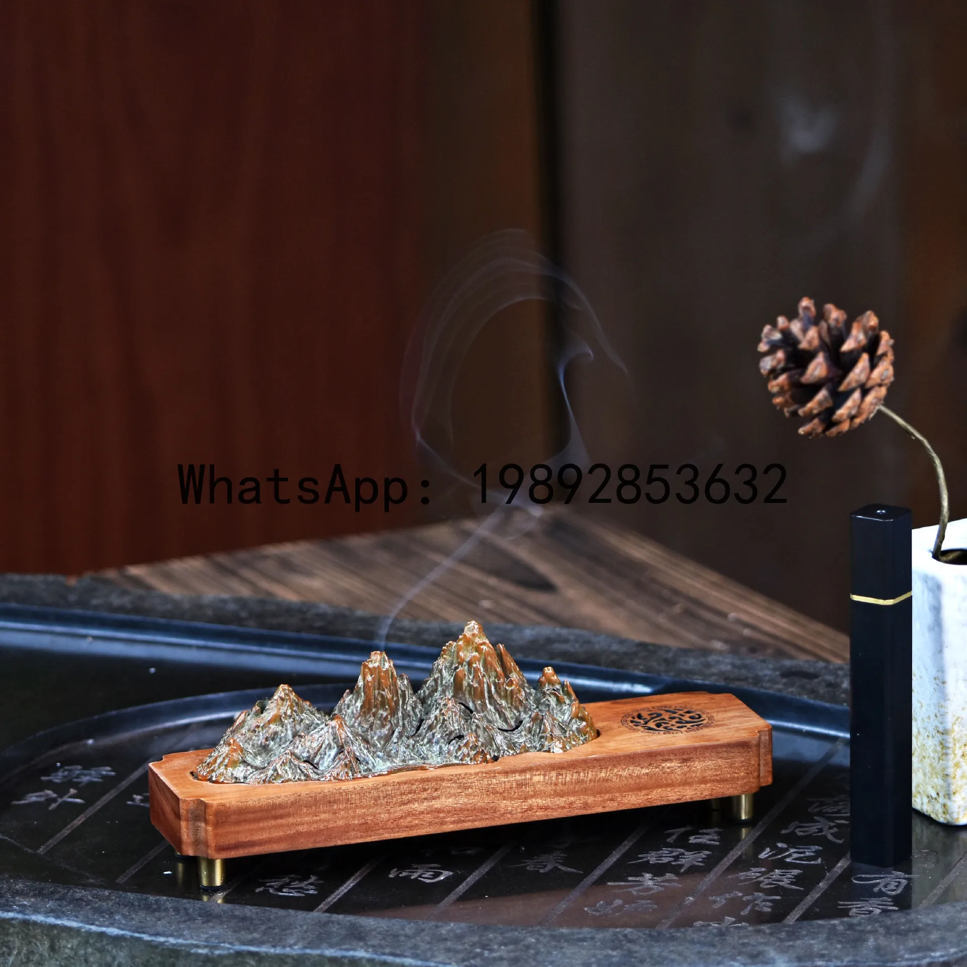 Fg thousand miles of rivers and mountains incense burner ornament creative new chinoiserie classical for home incense