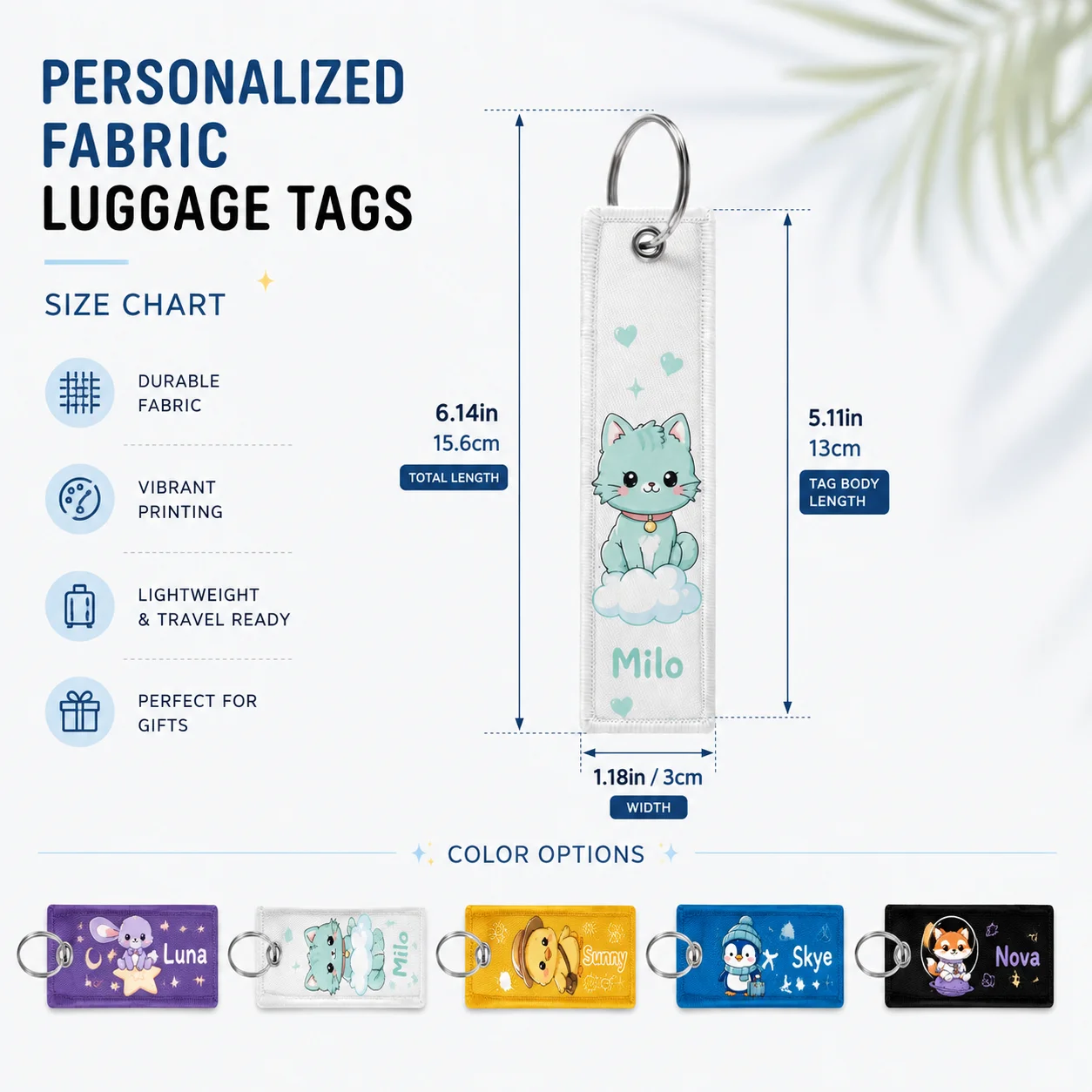 Custom Luggage Tags Personalized Luggage Tag Waterproof Printed Baggage Label With Name Text For Suitcase Travel Gift Accessorie