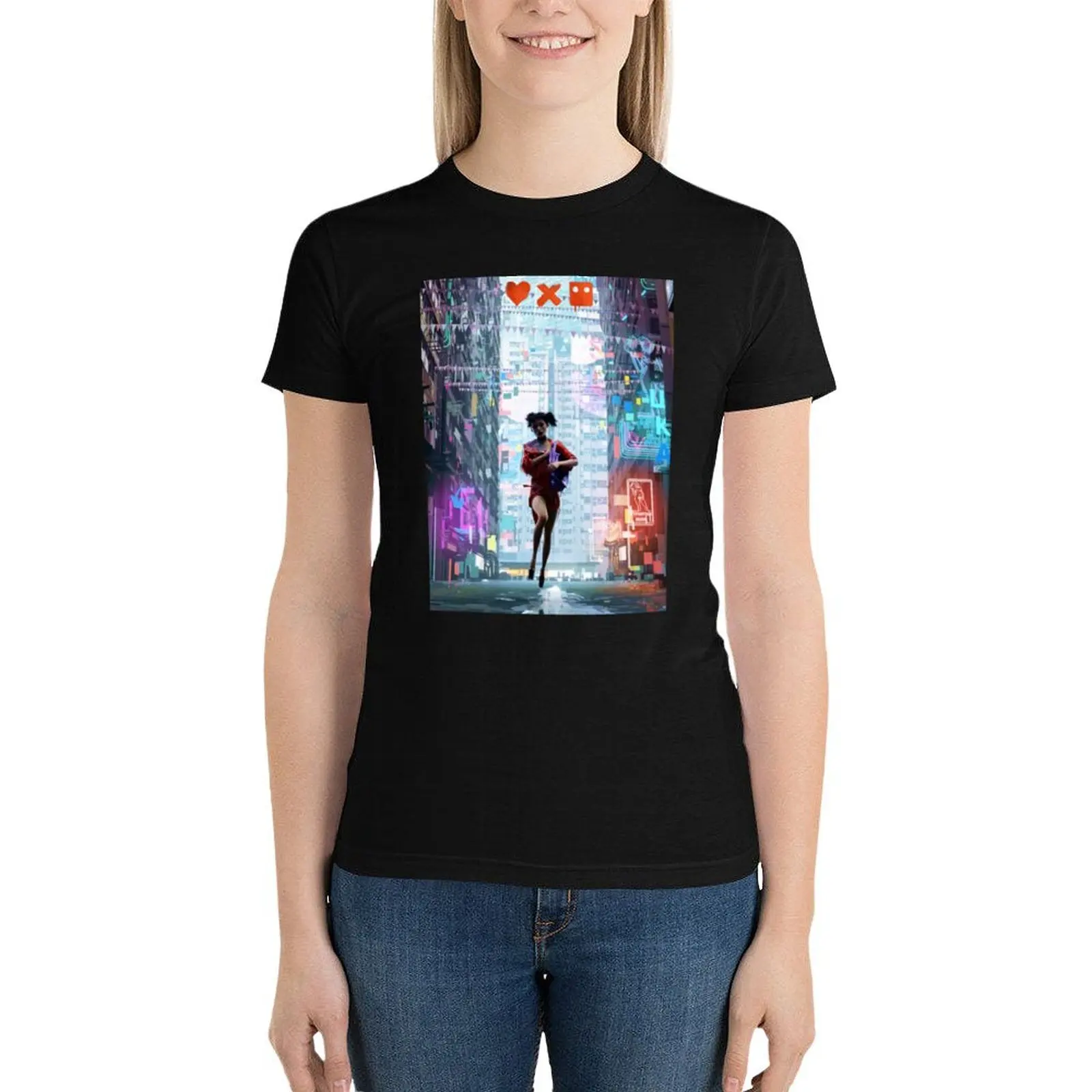 Love Death And Robots The Whitness T-Shirt summer clothes aesthetic clothes vintage clothes oversized Woman clothing