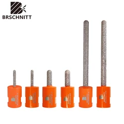 BRSCHNITT 1pc Mortar Rake Tool Diamond Finger Beveling Mill Bit for Masonry Stone Brick Cleaning Gap Reaming Edging Milling Bit