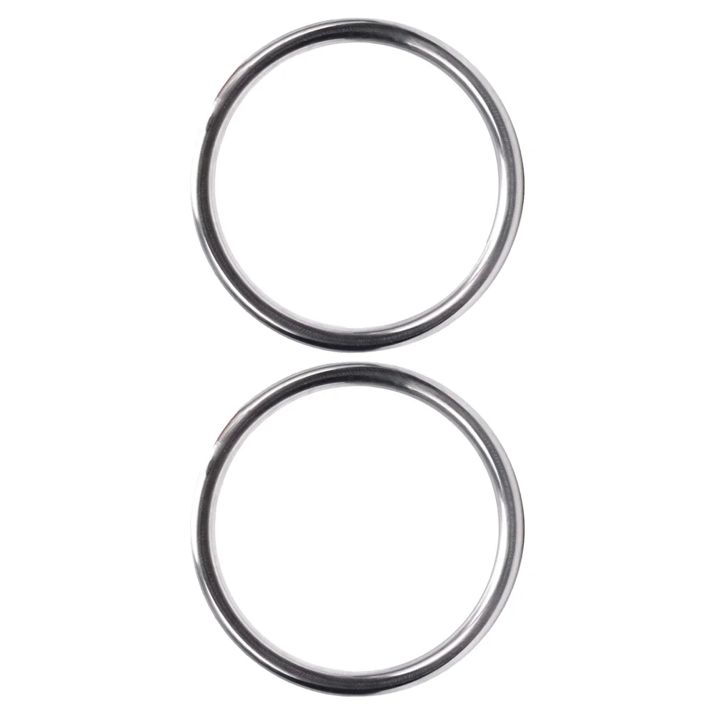 

2 Pcs Wing Steel Ring Stainless Circle Training Equipment Iron Arm Hand Strength Fitness Metal