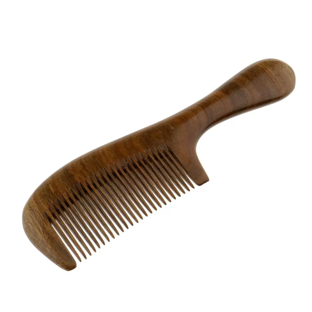 Sandalwood Handmade Wood Hair Care Massage Comb Fine/Close Anti-Static