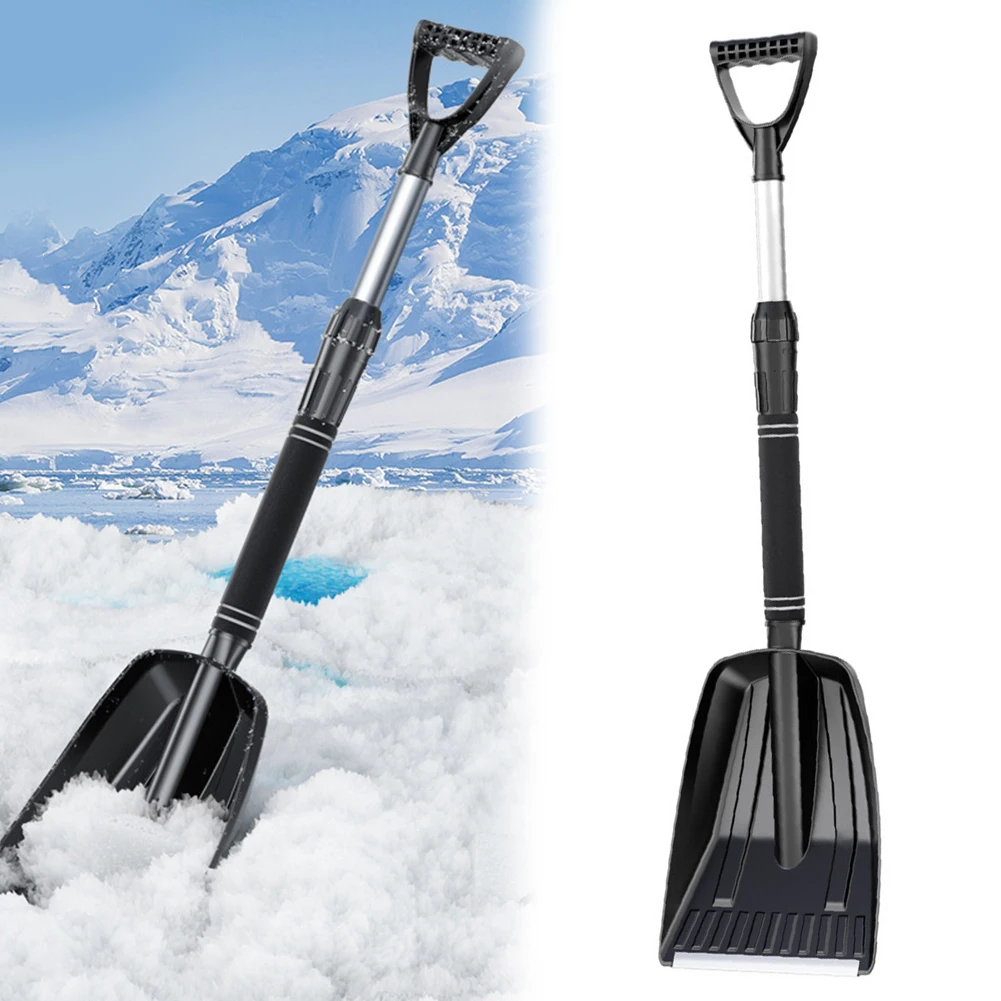 Comfortable Grip Handle on This Adjustable Length For Snow Shovel Provides Optimal Control When Clearing For Snow