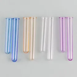 5pcs Plant Incubator for Hydroponic Flower Acrylic Test Tubes for Concrete Plaster Cement Test Tubes Pot DIY Craft Supplies