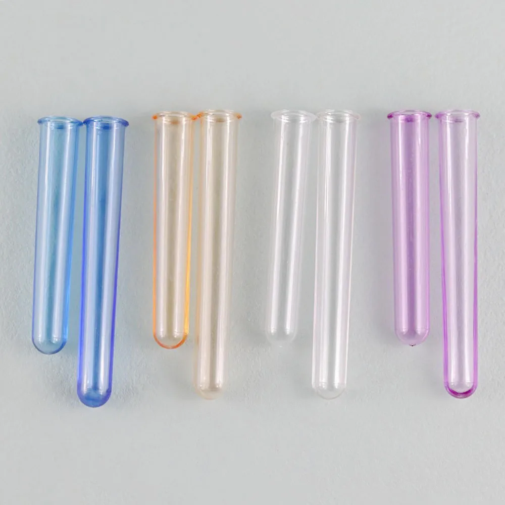 5pcs Plant Incubator for Hydroponic Flower Acrylic Test Tubes for Concrete Plaster Cement Test Tubes Pot DIY Craft Supplies