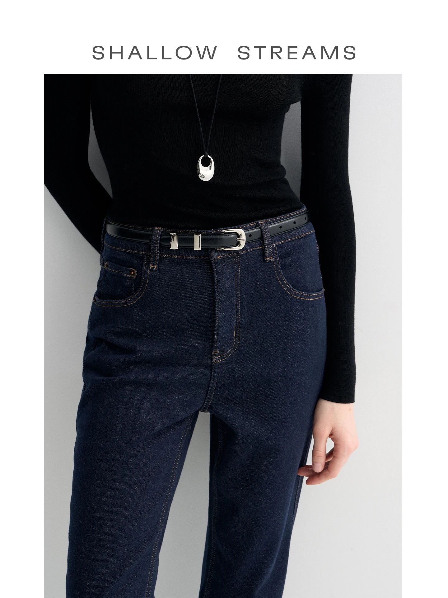 

Модные утепленные джинсы Slim Fit с прямым кроем, на флисовой подкладке, универсальные, теплые, с высокой талией, зимние, длиной 7/8, для женщин