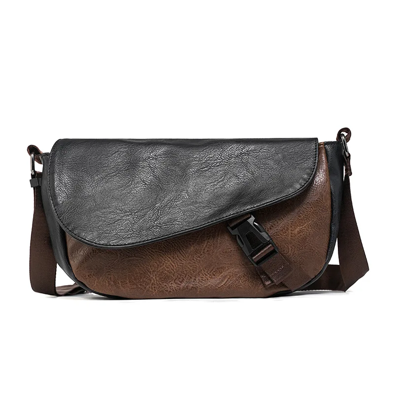 

Retro Messenger Bag Fashionable Outdoor Crossbody Bag Casual and Versatile Street Single-shoulder Bag