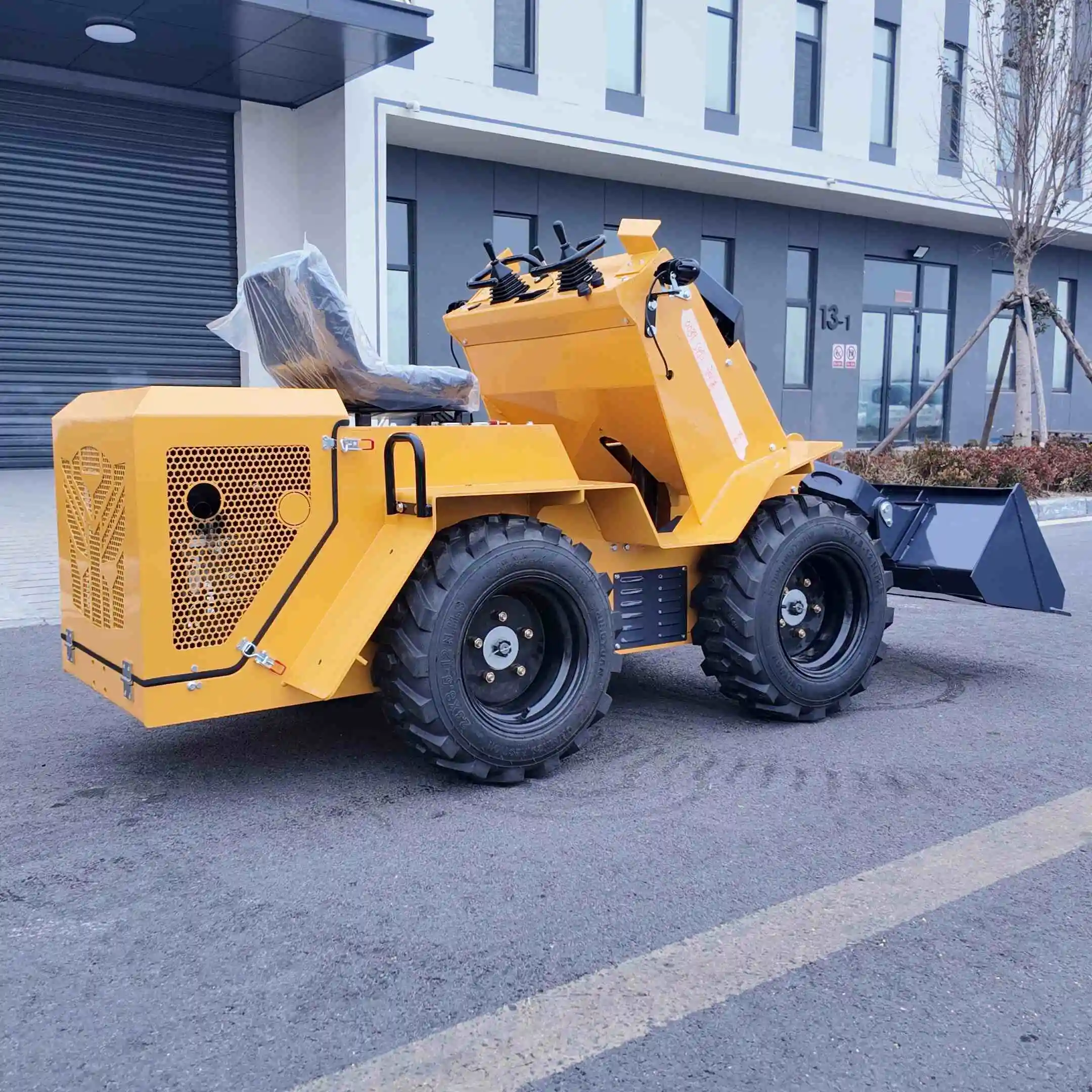 High Performance Skid Steer Loader Small Sliding Loader for Construction