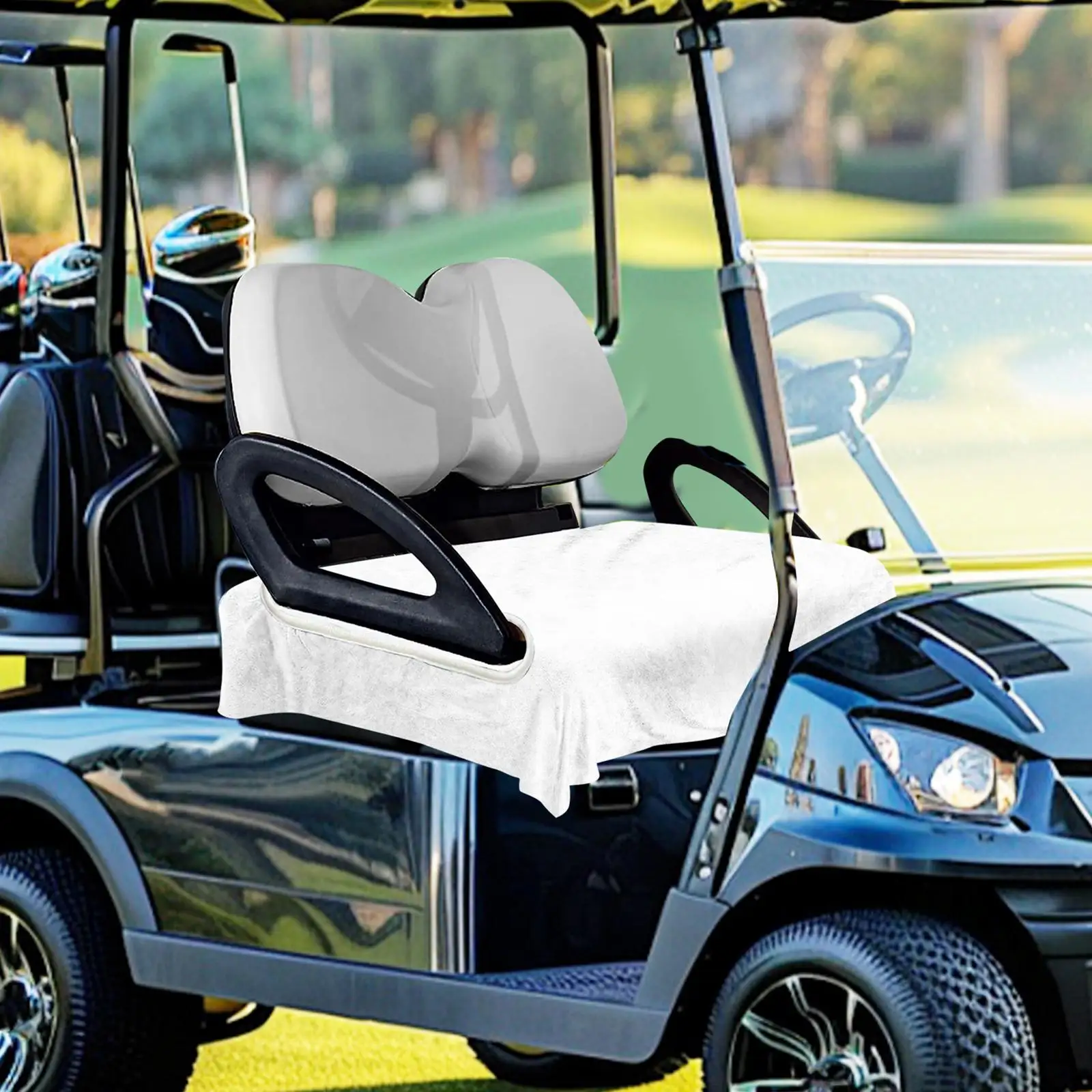 Golf Cart Seat Cover Sports Reusable Comfortable Lightweight Easy Maintenance Practical Cushion 2 Person Seats Simple Protector