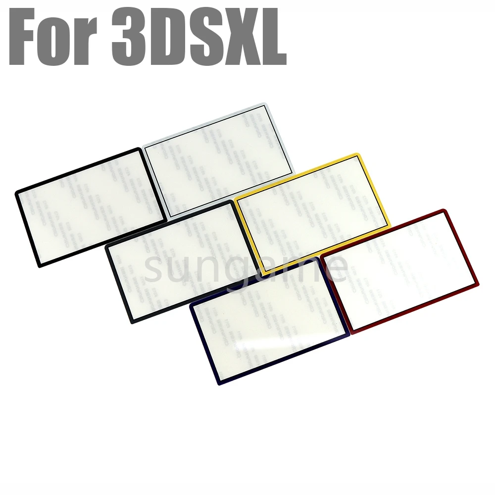

30 шт. Зеркальные стеклянные накладки на верхнюю поверхность для New 3DS XL LL, верхняя защитная пленка для ЖК-экрана, замена для консоли 3DS XL LL